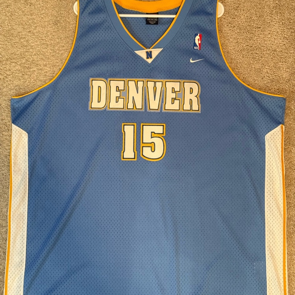 Nike Denver Basketball Jersey - Blue and Gold